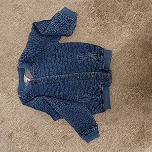 Cat & Jack Star Stitched Denim Jacket with Cotton Lining
